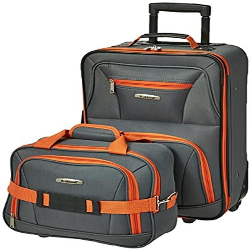 Softside Expandable Upright Luggage Set 2-Piece W/ Telescoping Handle & Wheels gallery