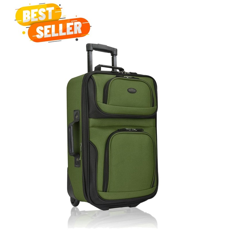 Durable Rio 21-Inch Lightweight Carry-On Luggage – Expandable and Stylish