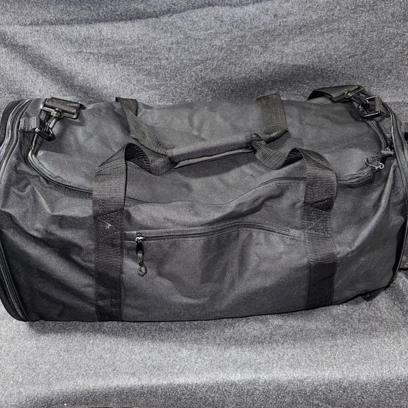Protege Collapsible/Compact Travel Duffel Bag 24”x12”x12” Black 🔥Great Deal🔥