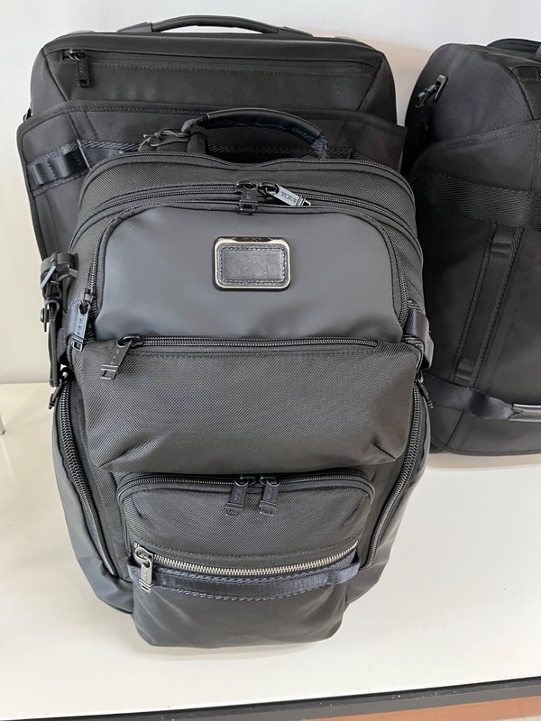 NEW Tumi ALPHA BRAVO NOMADIC Ballistic Nylon 18.75” Backpack – SOLID BLACK