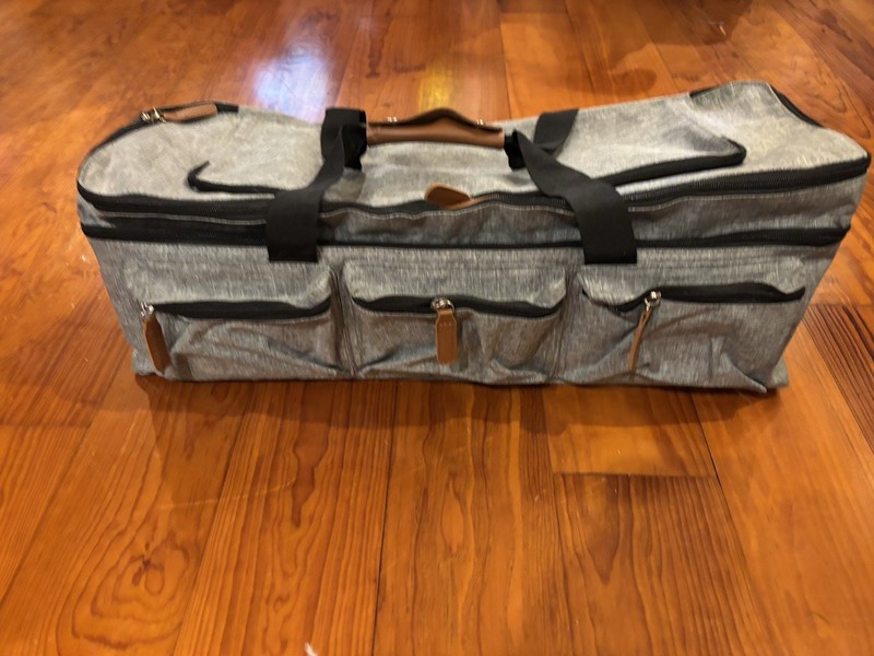 Multipurpose Carrying Tote for Craft Equipment Or Camera Grey Multi Use
