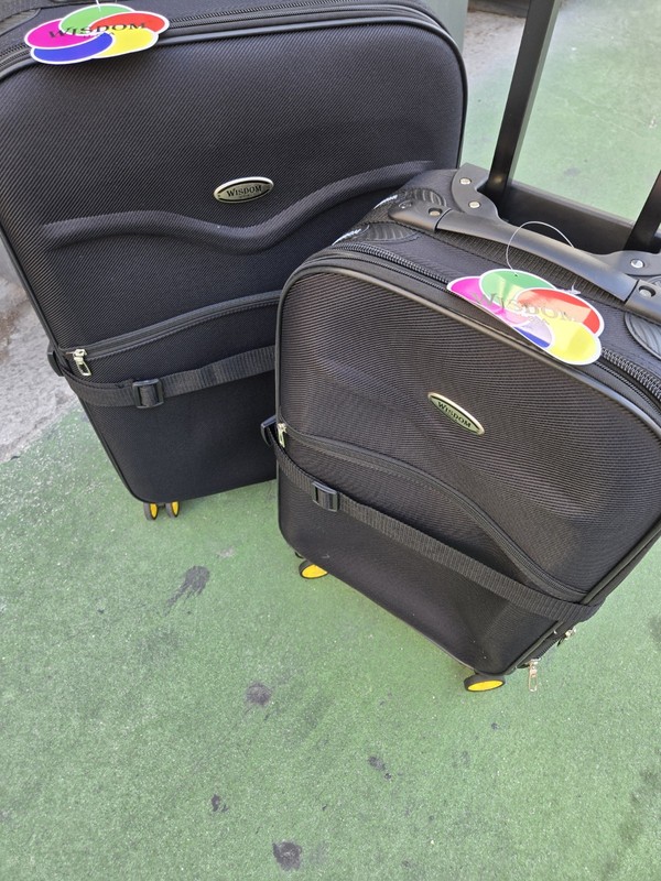 Travel Suitcase 2 Pc. Set 20" Carry On And 24" Good For 50 Pounds New With Tags