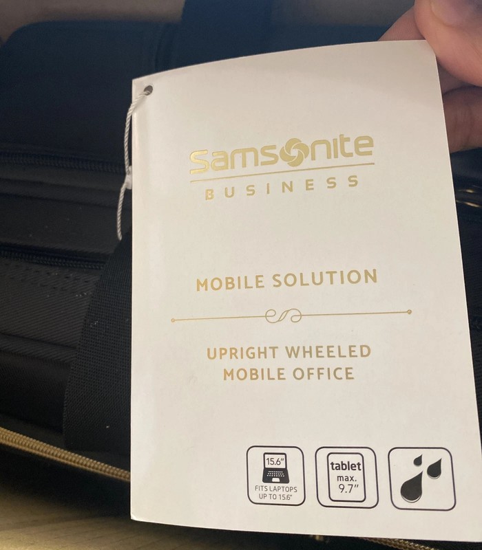 Samsonite Solution Upright Wheeled Mobile Office gallery