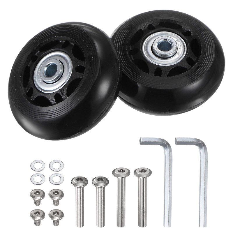 Replacement Luggage Wheels 60mm x 24mm Suitcase Wheel Repair Kits New