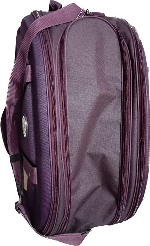 Jyoti BIGBAG Polyester Large Purple Regular Capacity Strolley Duffle Bag