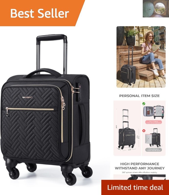 Compact 16-Inch Underseater Suitcase with Spinner Wheels – Perfect for Getaways