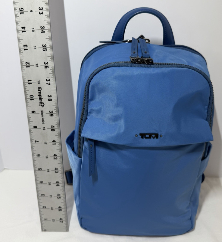 Tumi Polly Backpack Rucksack Blue Small 13 X 8 X 4” MSRP $295.00 gallery