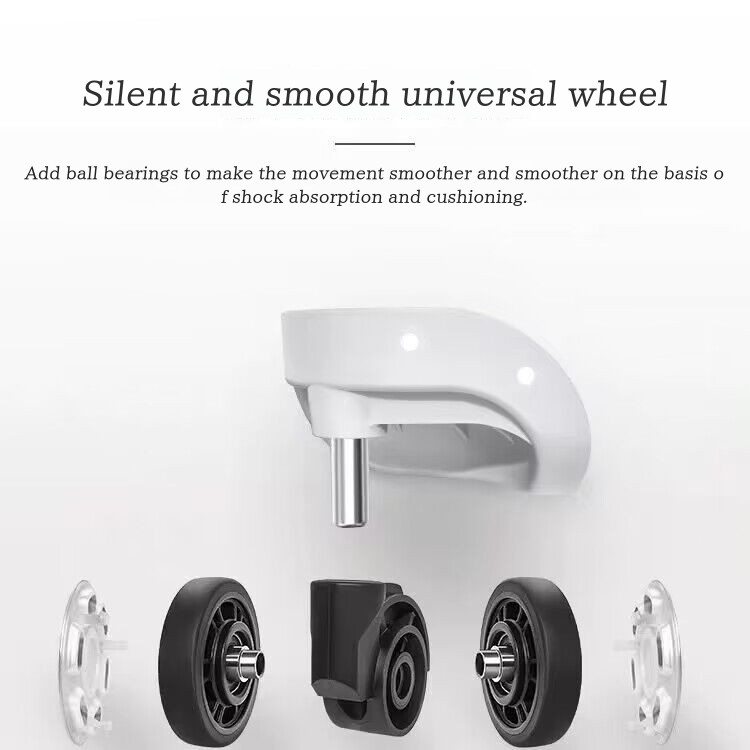 Multiple luggage wheels suitable for Samsonite American Tourister luggage gallery
