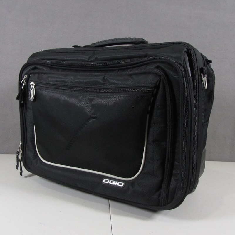 OGIO Tech Executive Wheeled Briefcase Laptop Travel Bag-Black Carry-On