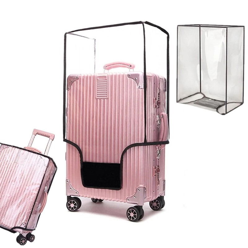 20″ Clear PVC Luggage Cover Protectors Thicken Transparent luggage cover-20