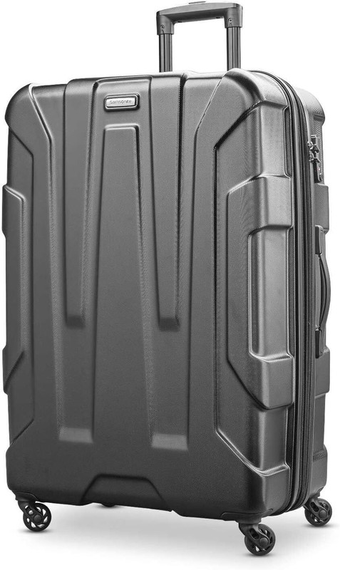 Samsonite Centric Hardside Expandable Luggage with Spinner Wheels Black 28-Inch