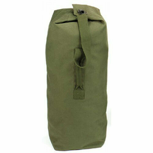 OD GREEN ROTHCO 3497 Top Load Military Canvas Duffle Bag Seabag SIZE 30 X 50