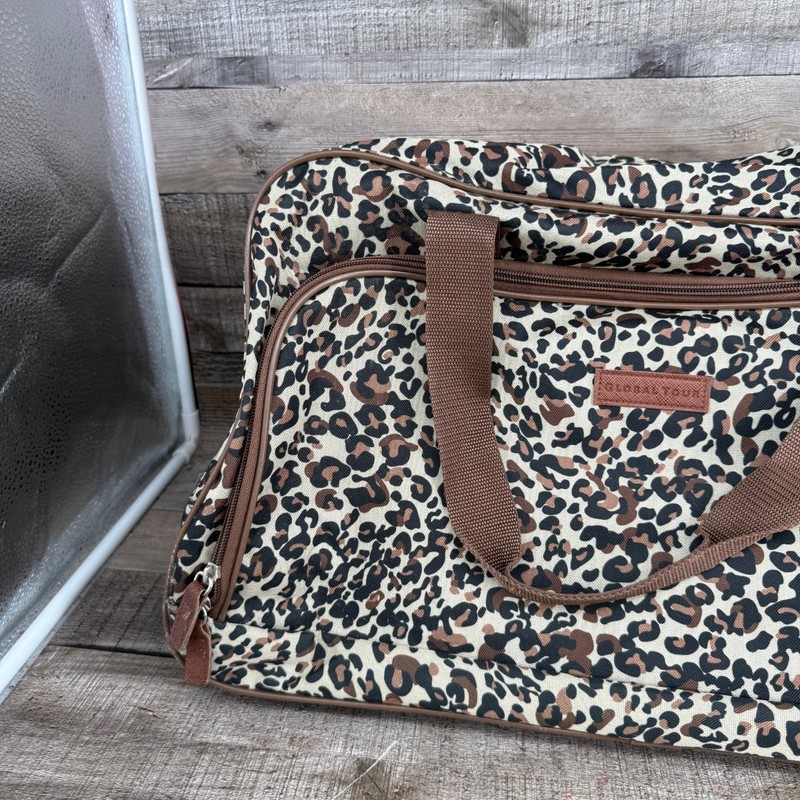 Global Tour Rolling Weekend Duffle Travel Bag Leopard Print Pattern gallery