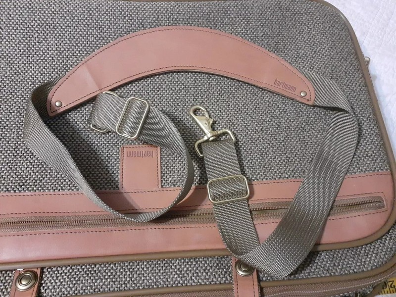 Hartmann Tweed 22" Triple Compartment Carry On Bag - Leather MINT gallery