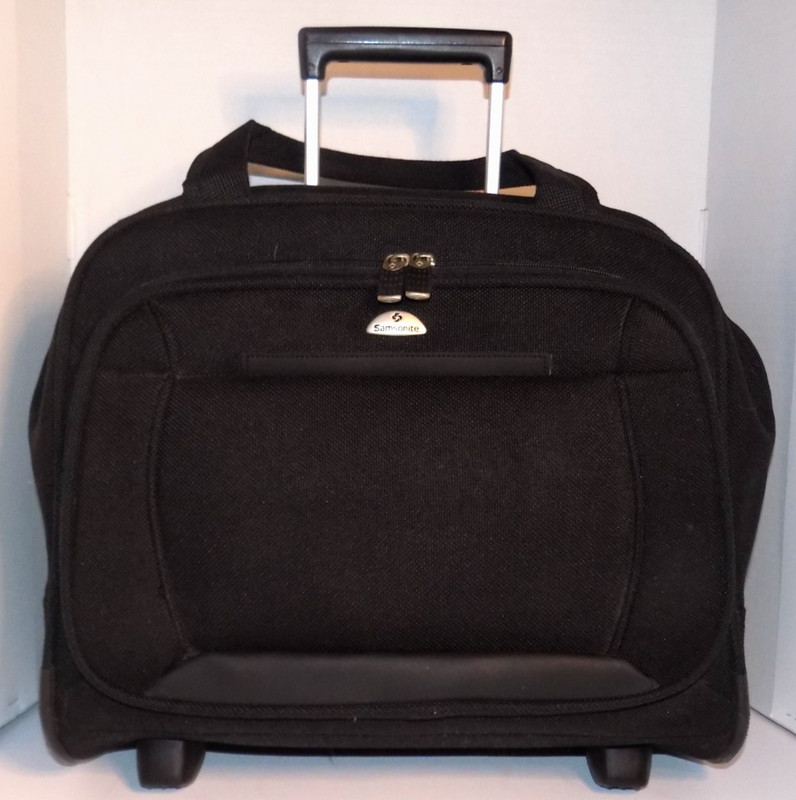 Samsonite Softsided Wheeled Mobile Office – Black Carry-On Laptop Travel Bag