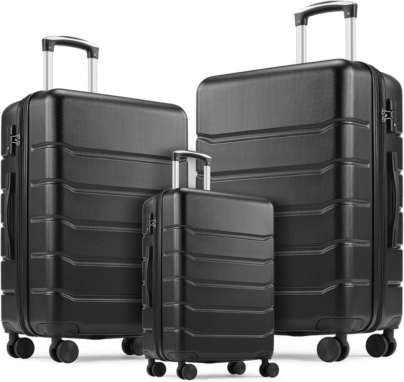 TSA Lock Carry-On Suitcase Hard Shell Rolling Expandable Lightweight Luggage gallery