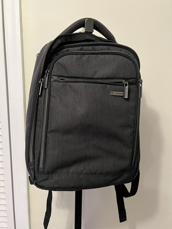 Samsonite Standard Backpack BLACK – Work Bag – Travel – Business