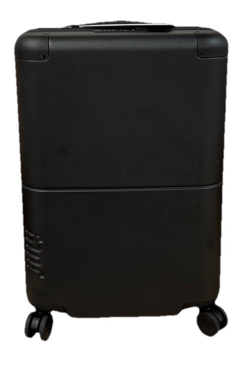 July Carry On Expandable Hard Shell Travel Luggage Suitcase 21.5 With Lock Black