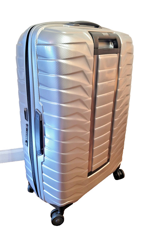 Samsonite Hardshell Proxis Large Suitcase Silver Luggage Spinner gallery