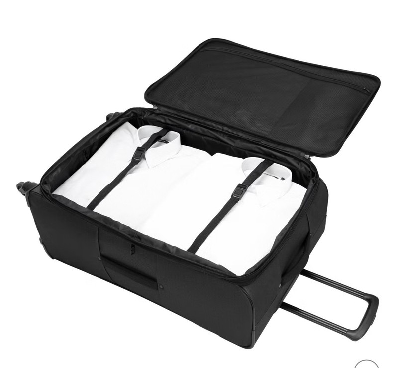 SKYLINE SOFTSIDE CHECKED SPINNER 5PC LUGGAGE SET - BLACK gallery