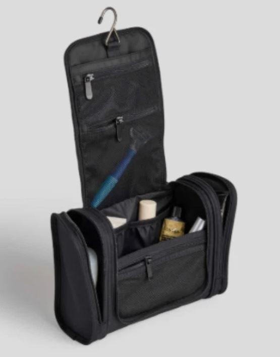 Quince Voyage Nylon Hanging Toiletry Case Water Repellent Travel Gym Organizer gallery