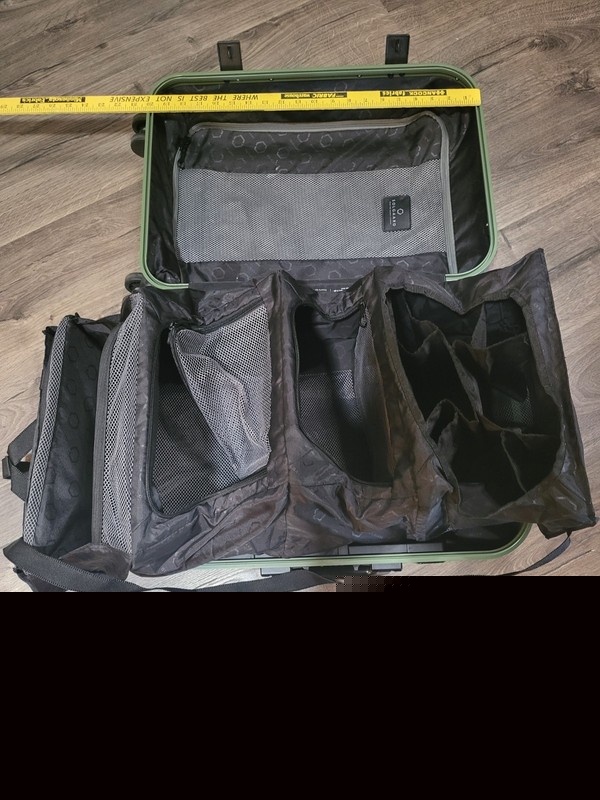 SOLGAARD Carry-On Closet Suitcase Green Hardshell Spinner Luggage TSA Lock, USB gallery