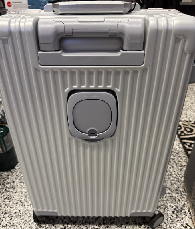 Nobl Silver All-in-One Travel Carry-On Suitcase. Brand new in box.