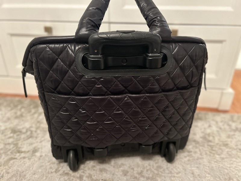 Chanel 2012 Coco Cocoon Quilted Case Trolley Black Luggage gallery