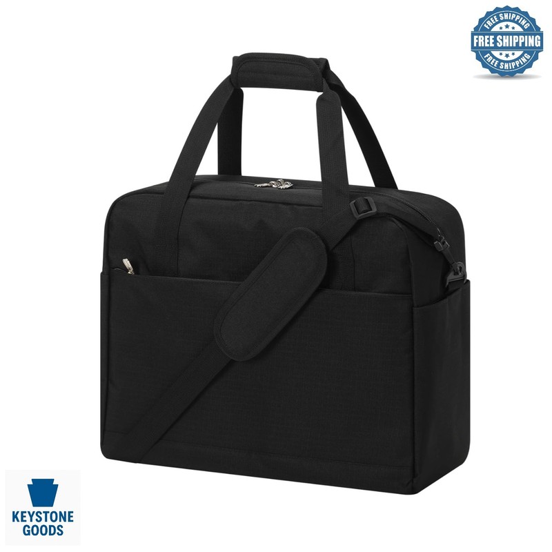 16-Inch Water-Resistant Carry-On Duffle Bag with Padded Strap