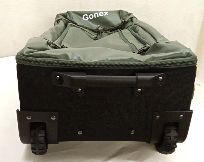 Gonex GXGN0515B 33" Wheeled Rolling Duffle Bag 100L Capacity Polyester/PVC Olive gallery
