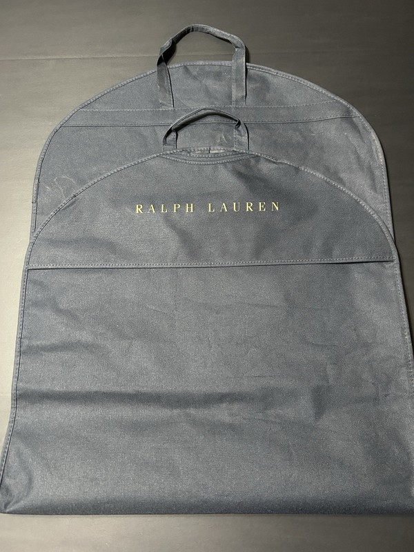 Ralph Lauren Polo Garment Bag Navy For Suit Long Gown Travel Storage 52”L X 24″W