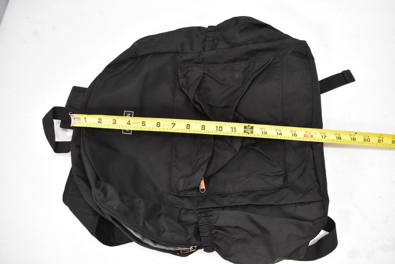 AOTIAN Black One Size Backpack Water Bottle Pocket Mens Polyester Straps gallery
