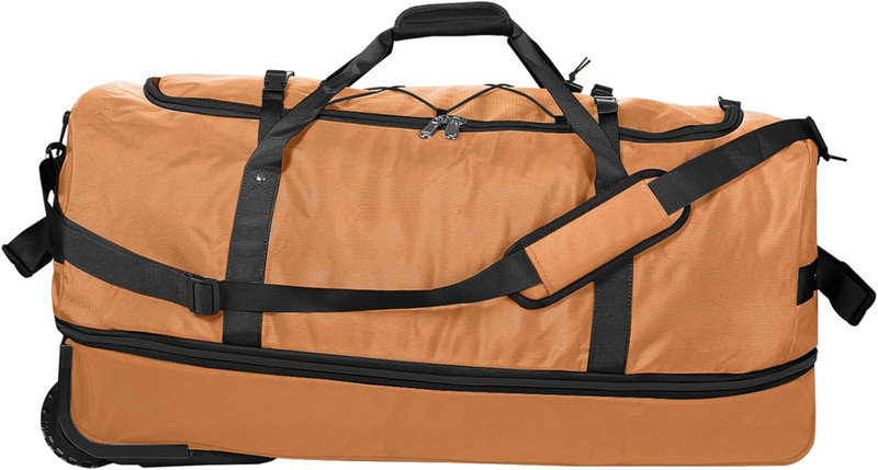32-Inch Rolling Duffle Bag, Expandable 110L-140L Capacity, Soft-Sided Foldable D gallery