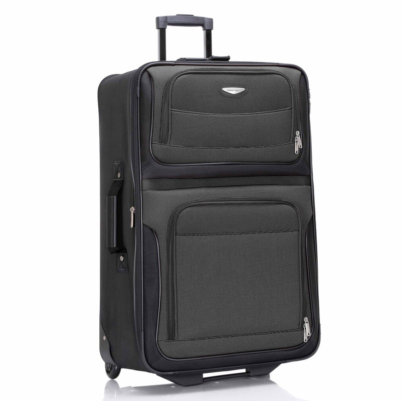 Travel Select Amsterdam Softside Expandable Luggage with 29-Inch Large, Gray