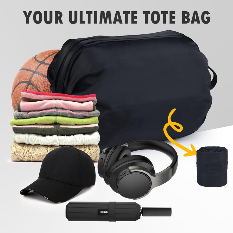 Duffle Bag for Travel Foldable Backpack Woman Man Large Tote Bag Cute Packabl... gallery