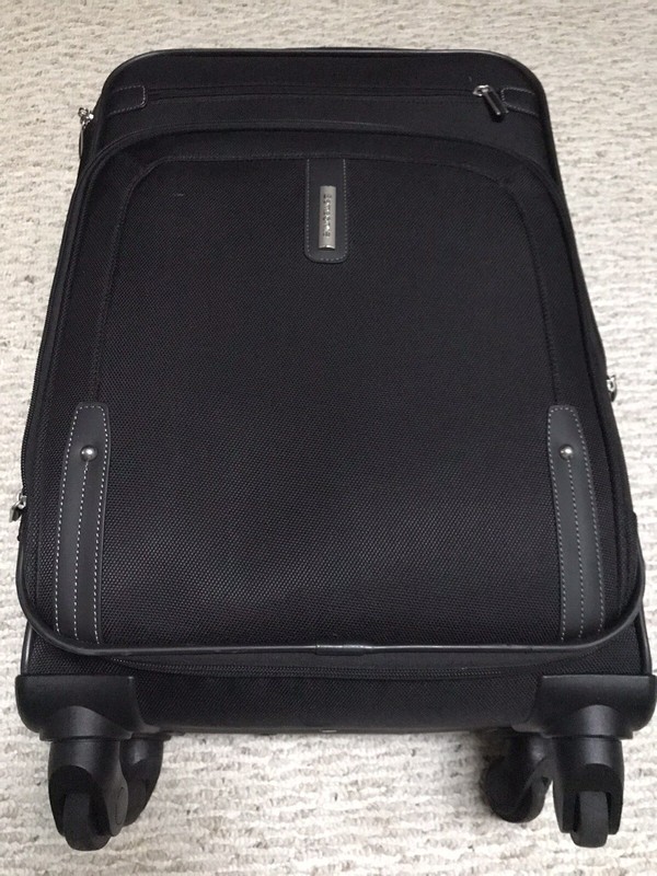 Samsonite 21" 21 inch Softside Expandable Spinner Luggage Carry On Black Rolling gallery