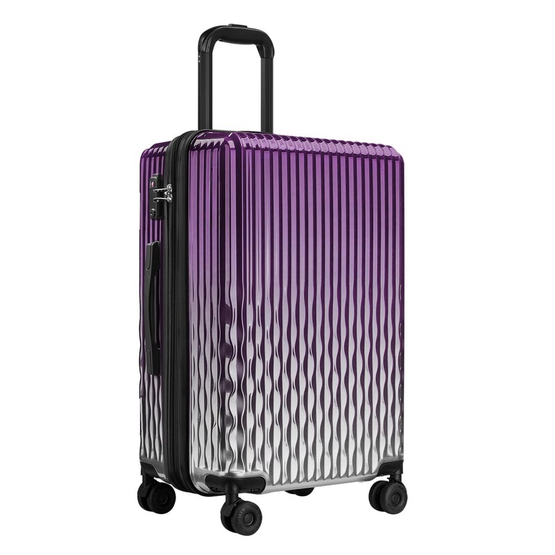 TTOVALIGERIA Checked Luggage, 24 Inch Expandable with Spinner Wheels, TSA Loc…