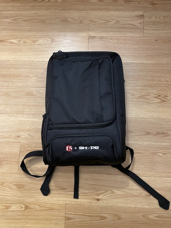 EBags Professional Slim Laptop Backpack Black/Orange Travel Business Bag Daypack