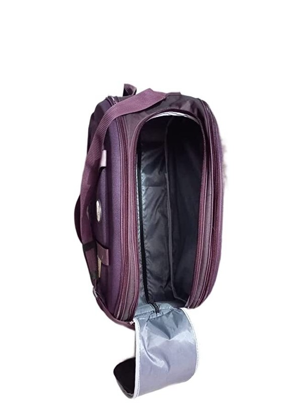 Jyoti BIGBAG Polyester Large Purple Regular Capacity Strolley Duffle Bag gallery