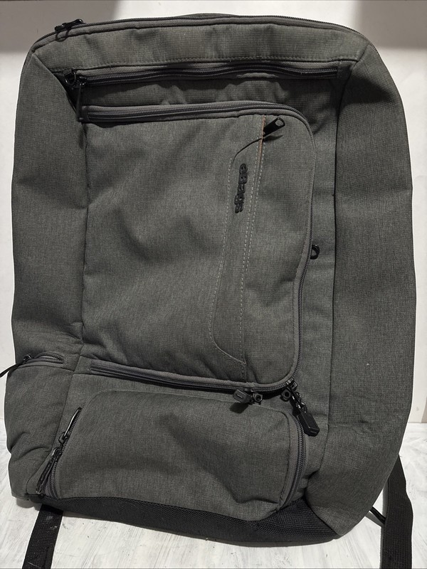 ebags Gray Travel Backpack Adjustable Straps Compartments 20”