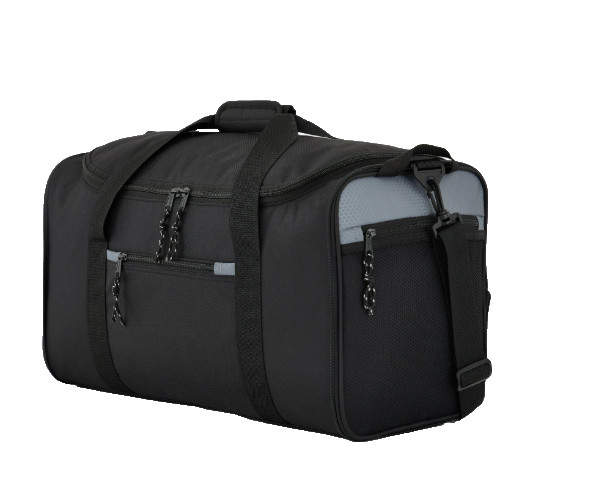 Protege 20 inch Small Collapsible Gym Sport Travel Weekender Duffel Bag Black