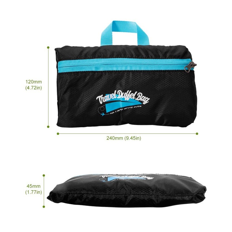 46L Foldable Duffel Bag Lightweight Collapsible Travel Luggage for Sports gallery