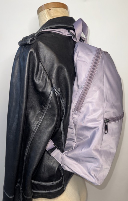 Tumi Just In Case Backpack Lavender Lightweight Packable Zip Pouch Bag Travel gallery