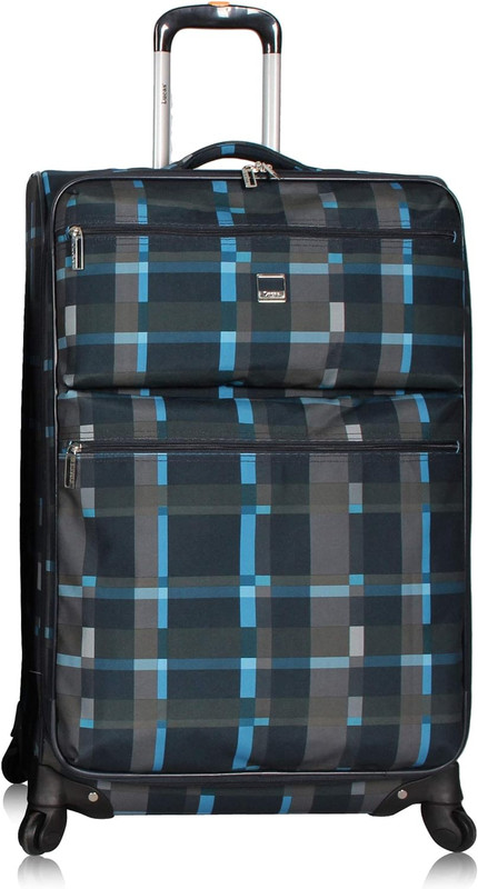 Expandable 28" Designer Softside Luggage - Ultra Lightweight Spinner Bag