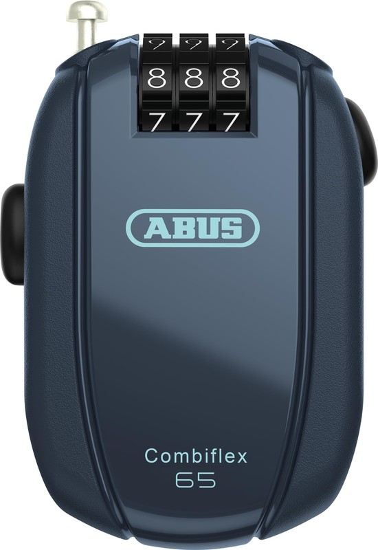 ABUS Combiflex Cable Lock 65cm Blue Security Ski Helmet Luggage Pram