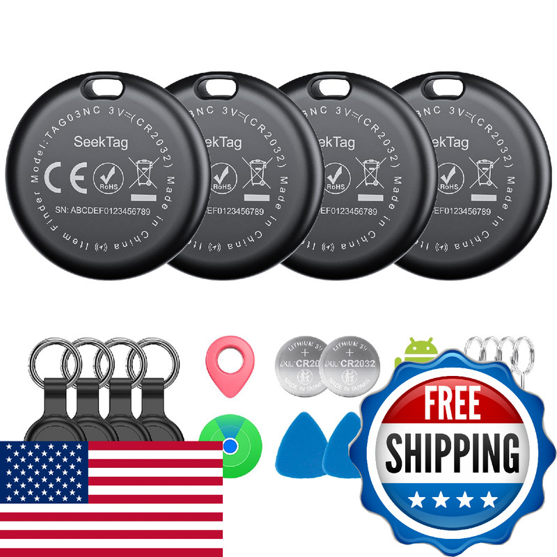 Air Tags for Android,Air Tags-4 Pack Android,Air Tracker Tags with 4 Case,2 Year