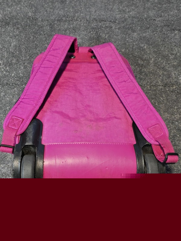 Kipling Rolling Backpack Wheeled Pink Nylon School Travel Trolley WL4759-485 gallery