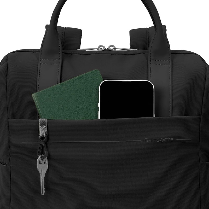 NEW Samsonite Better than Basic Backpack, Convertible - Black (16" x 13" x 6") gallery