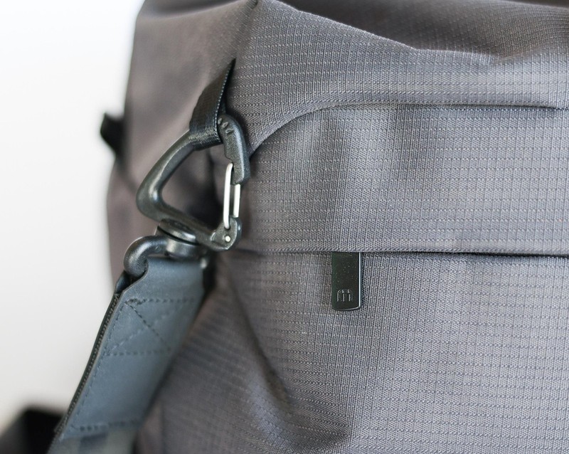 TravisMathew Gray Ripstop Duffel Bag Travel Gym Soft Case Mens Adjustable Strap gallery