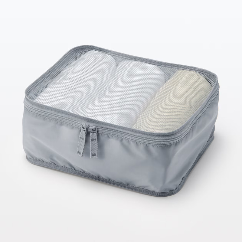New MUJI Polyester Foldable Sorting Case With 2 Size S/M Gray Colors gallery